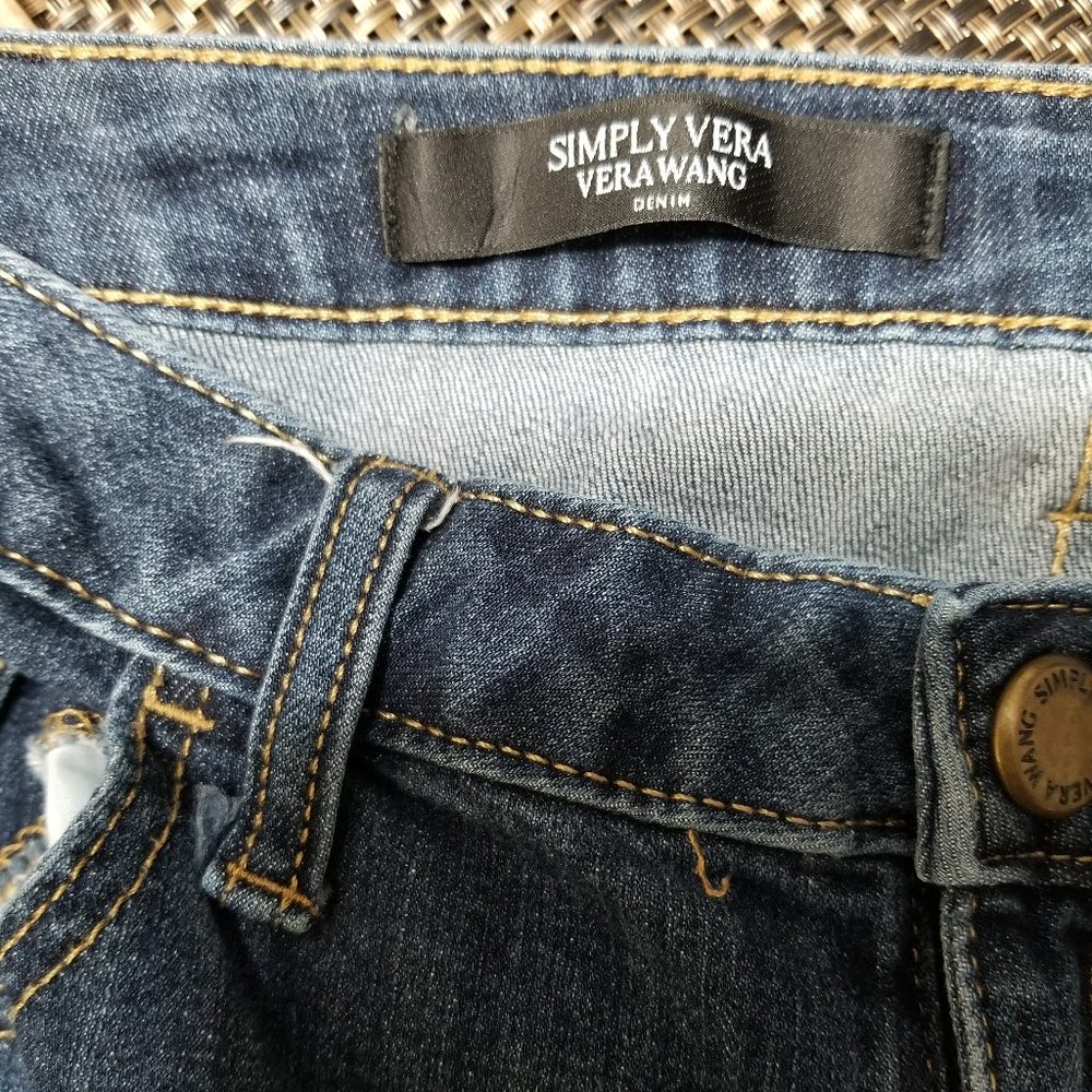 Vera Wang Medium Rise Bootcut Jeans